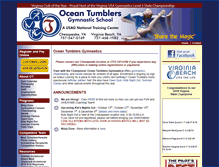 Tablet Screenshot of oceantumblers.com